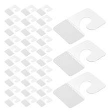 45 Pcs Retail Store Essentials Clear Self Adhesive Hanging Tabs Sticky