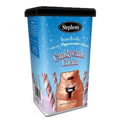 Stephen's Hot Cocoa CANDYCANE Real PEPPERMINT Milk Chocolate 14Oz 1 Can MAY 2026