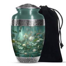 Lotus Spirit Memorial Urns for Human Ashes Adult Male Female 10 Inch