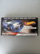 Hot Wheels 2019 Fast & Furious Fast Imports Boxed Set Nissan Skyline GT-R BNR34