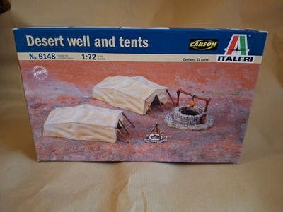 Italeri 1/72 Desert well and tents OVP 6148