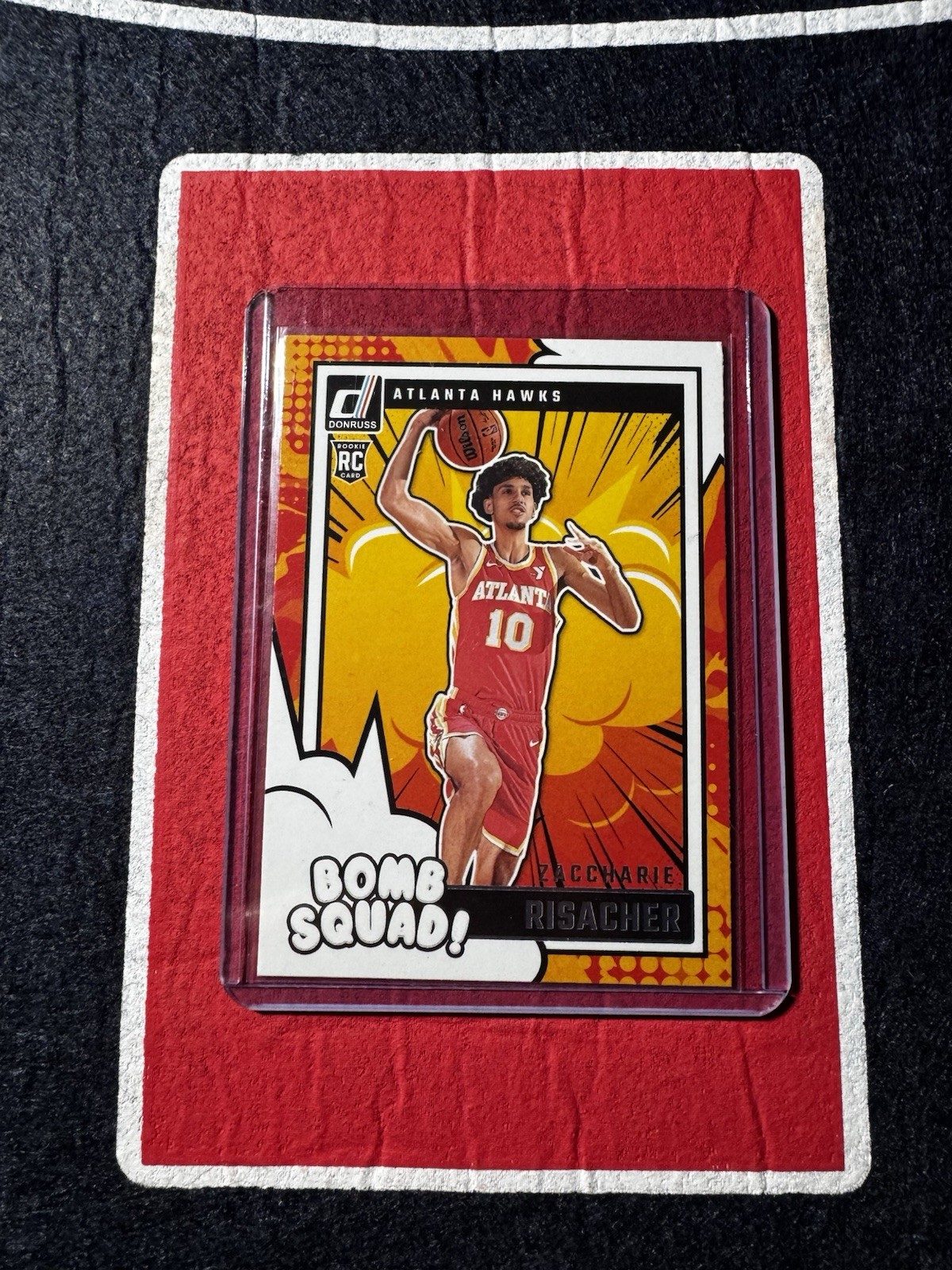 2024-25 Panini Donruss - Bomb Squad Zaccharie Risacher #11 (RC)