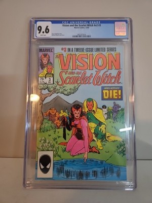 Marvel Comics Vision and the Scarlet Witch #v2 #3 12/85 FANTAST CGC 9.6 White Pa