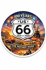  Buy 2, get 1 Free STICKER Route 66 100th anniversary Americana 1926 USA MOTR