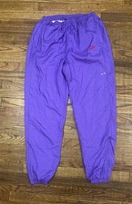 Vintage Nike Pants Womens Size 14 Jogger Windbreaker 90s Track Running Purple