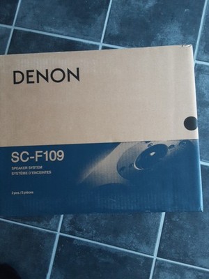 Denon SC-F109 schwarz Lautsprecher neu versiegelt im Karton