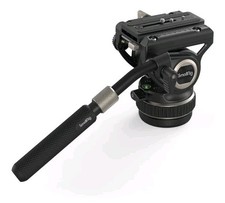 SmallRig Tripod Fluid Video Head w/Flat Base and Adjustable Handle Adjustable