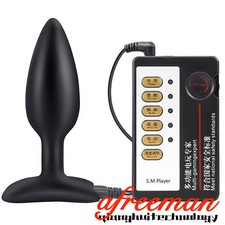 Newest E-Stim Control Pulse Machine Host Silicone Plug Kit Device Toy Set