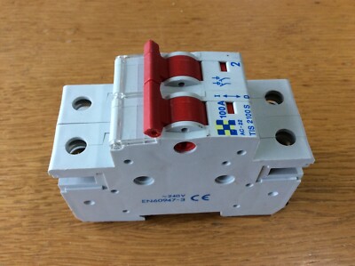 Clipsal 100A TIS2100S Hauptschalter Leitungsschutzschalter, elektrische Verbrauchereinheit
