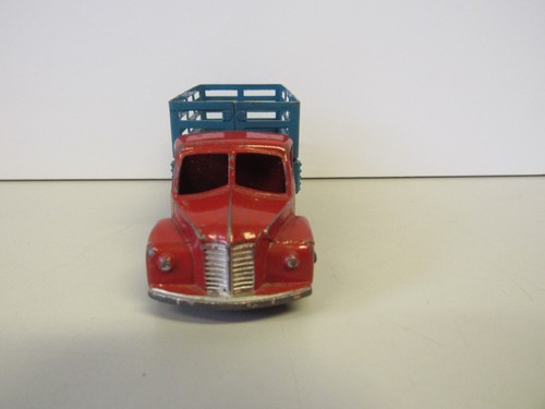 Meccano England Dinky Toys Red & Blue Dodge Stake Truck #343 - Picture 2 of 7