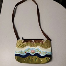 DV Collection By Dolce Vita Women's Hand Bag  Embroidered Fabric Purse 