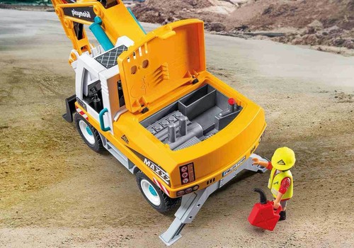 Playmobil 71749 Action Heroes: Big excavator 32 pcs Toy Building Kit - Picture 3 of 5