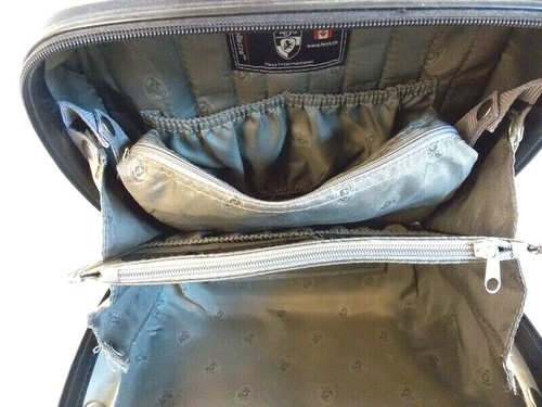 Heys International Belleza Hard Side Cosmetic/Overnight Bag Tan Locking Zippers - Bild 11 von 12