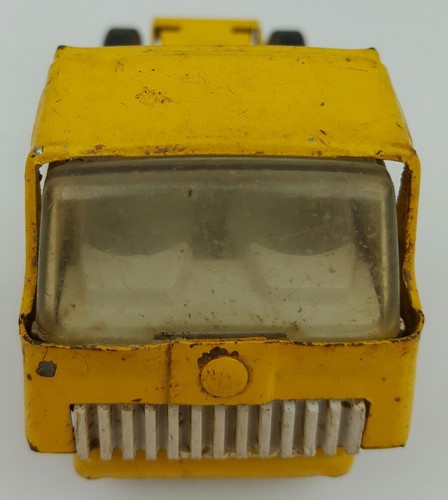 Vintage Tonka Mini Pressed Steel Yellow Semi Tractor Trailer Truck Cab Toy - Picture 5 of 8