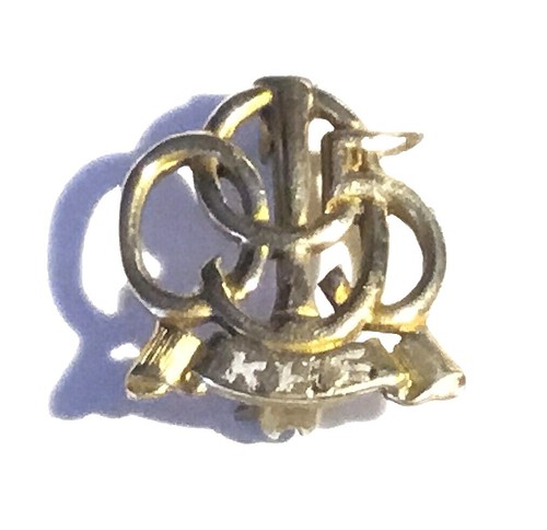 小物 70s tifanny pin badge \" try god \" Vtg 1970s Tiffany & Co Sterling Gold Overlay TRY GOD Vermeil