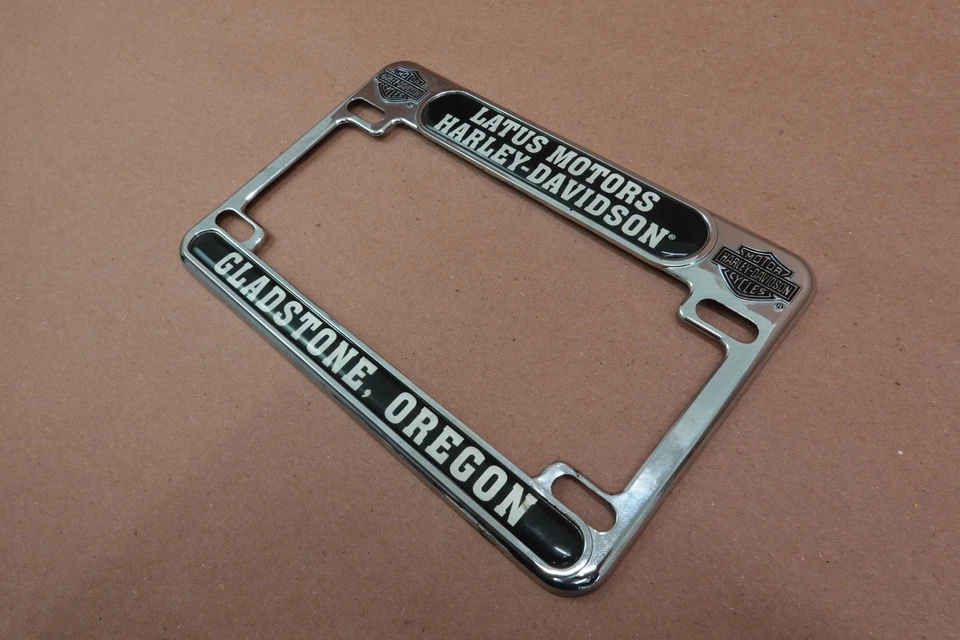 Harley-Davidson Softail Fat Boy 2007-2011 placa de licencia marco soporte cubierta Foto 2 de 4