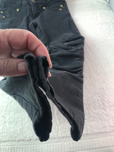 Girl's Black Rubee Denim Stretch Jeans Size 6 - Picture 3 of 7
