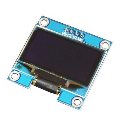 1.3'' OLED display with 128x64 pixels, I2C, white, for Arduino and Raspberry Pi