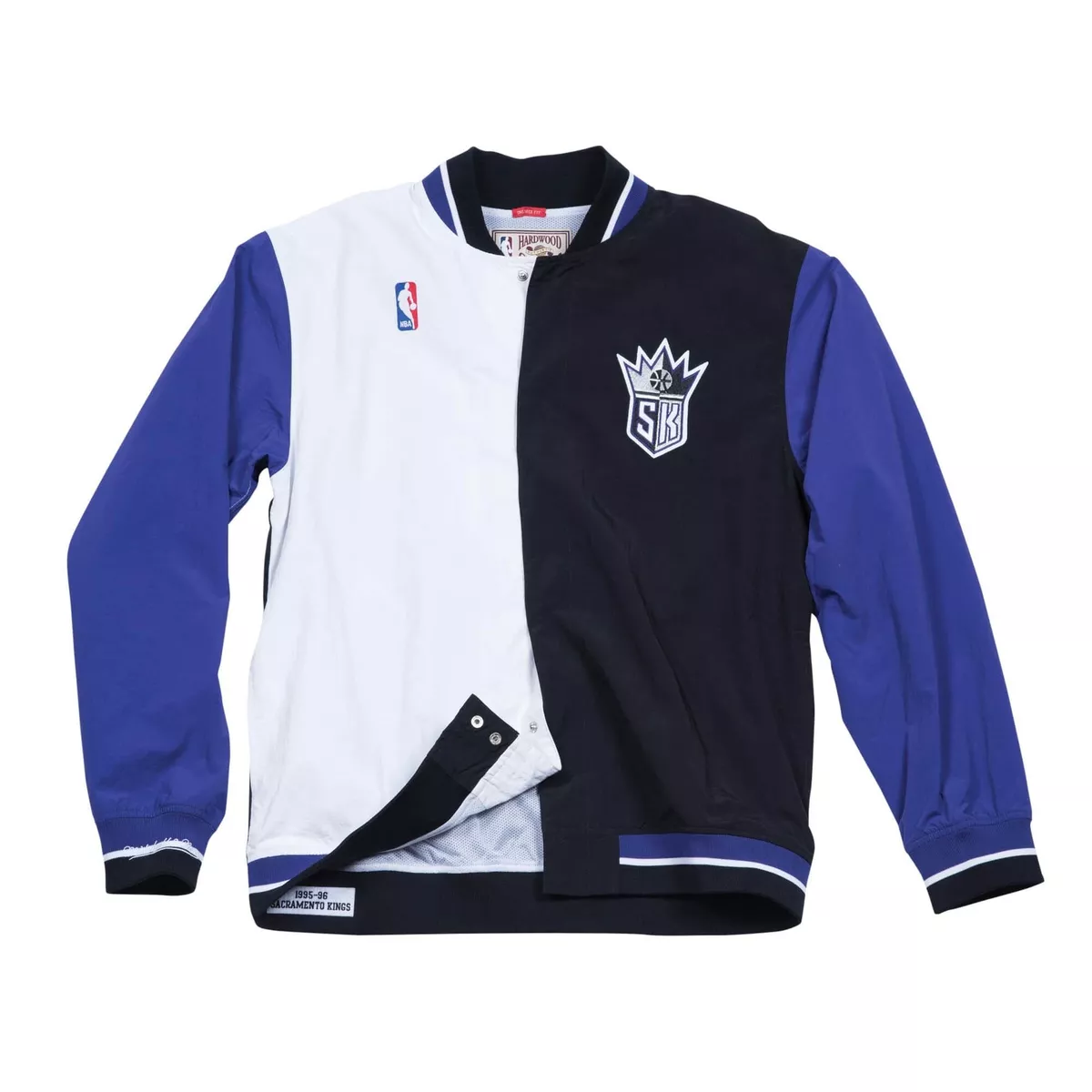 Mitchell & Ness NBA Authentic Warm-Up Jacket - White/Black