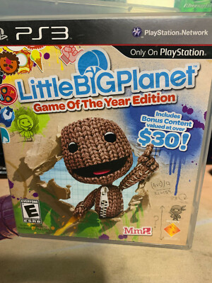 Little Big Planet (Sony PlayStation 3, 2008) PS3 Complete TESTED CIB