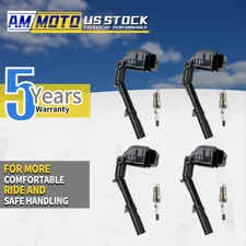 OEM 4X Ignition Coil + Spark Plug for Mercedes Benz C300 CLA250 E300 2.0L UF734