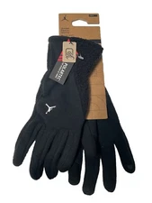 Jordan Fleece Gloves Mens Large Touch Screen Compatible For Cold Weather Black