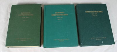 A20/ 3x Buch Thema Kunst - Europäisches Kunstpreisverzeichniss ab 1948 /S278