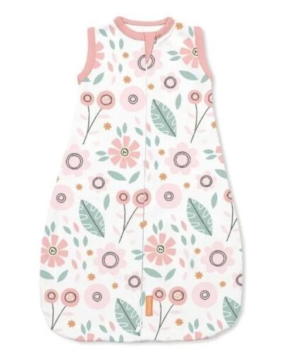 Swaddle Me ~ Night Sack Sleeper ~ Stage 2 ~ S/M ~ 0-3 Months ~ FLOWER FIELDS