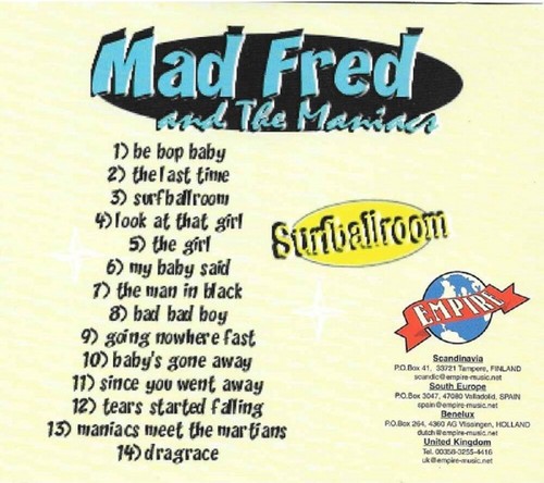 CD - Mad Fred & The Maniacs - Surf Ballroom - 第 2/2 張圖片