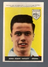 Derek Tapscott 1958-59 A&BC Footballers #20 (Planet)