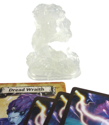 HEROQUEST: Rise Of The Dread Moon DREAD WRAITH Mini & Cards NEW!!