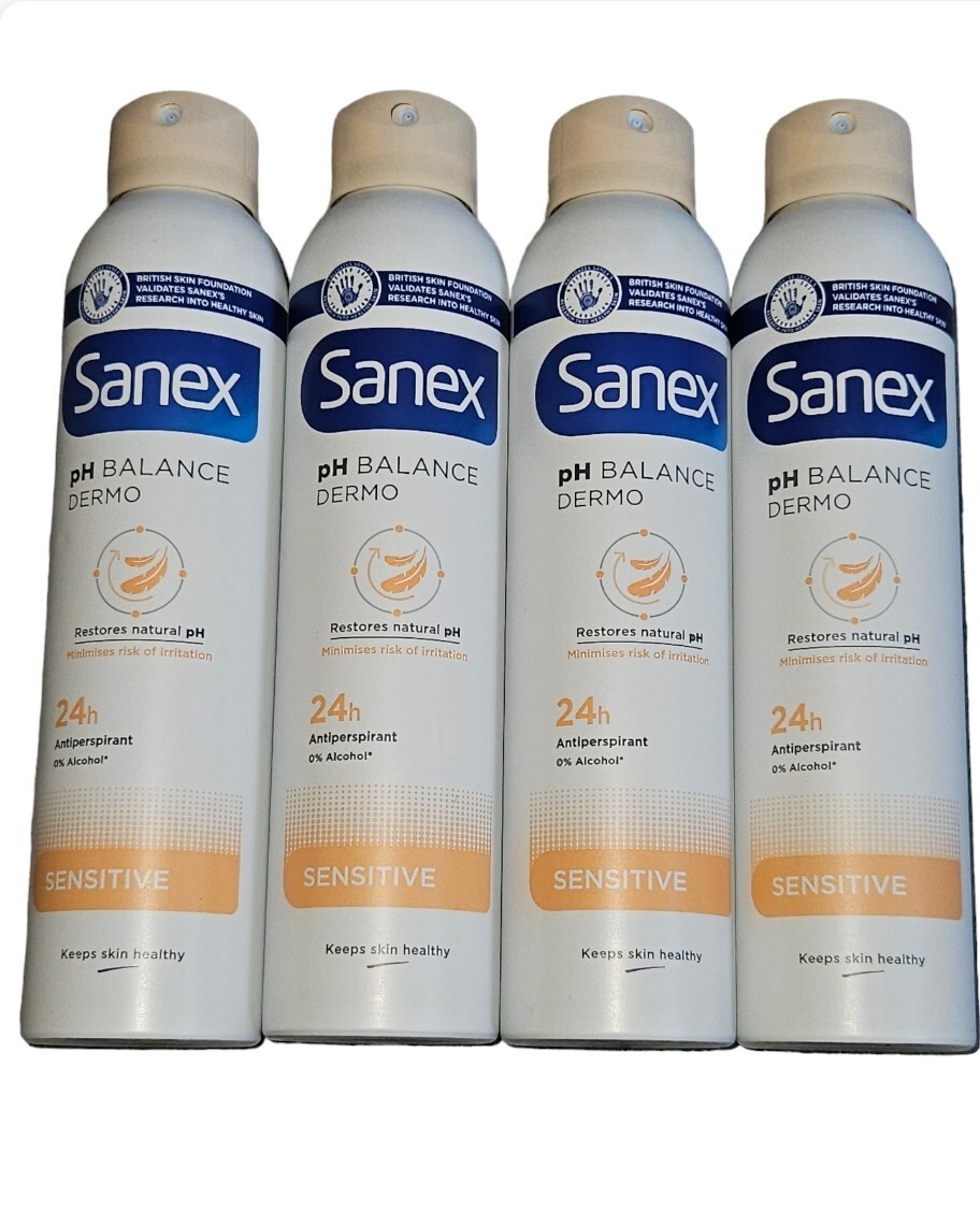 6 x Sanex pH Balance Dermo SENSITIVE Anti Perspirant Deodorant 250ml eBay