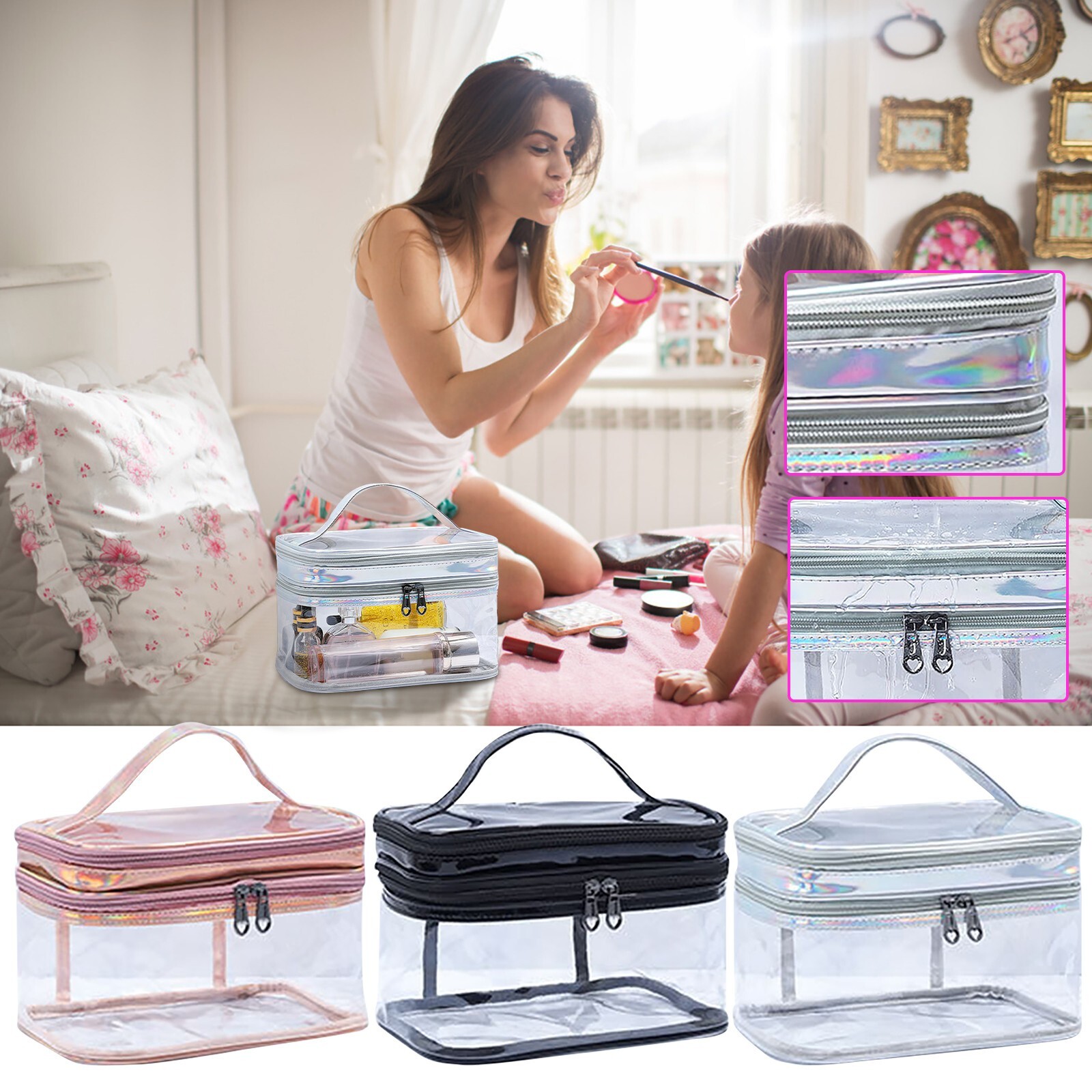 Pink Makeup Bags Bulk Saubhaya Makeup