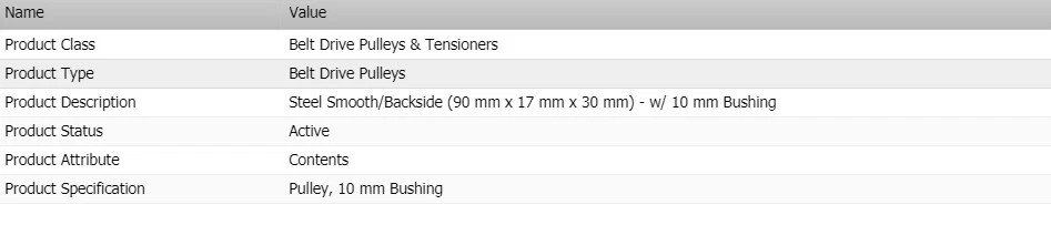 Puertas de polea de correa de transmisión para Dodge Intrepid 1998-2001 V6-3,2 L Foto 2 de 4