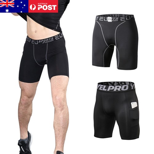 Men's Compression Shorts Pants GYM 