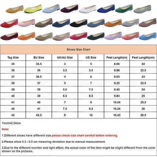 Ladies Dress Flats Slip On Pumps Dance Women Low Heel Cozy Shoes Casual Fashion - Bild 3 von 53