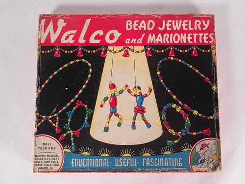 Walco Bead Jewelry and Marionettes Outfit No. 1810 • Vintage 1938 •