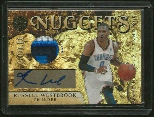Russell Westbrook 2010-11 Panini Gold Standard Auto Patch #d /25