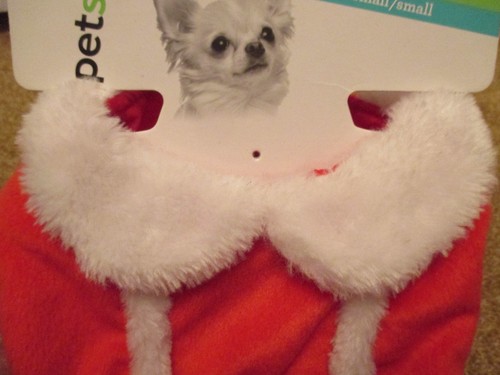 Petshoppe SANTA Red Holiday Talla XS Pequeño Perro Mascota Disfraz Navidad 9-13" NUEVO - Imagen 2 de 10