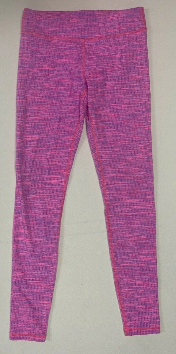 Ivivva by Lululemon Full Length Leggings Girls Size 14 Pink Blue