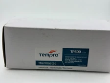 Tempro TP500 Line Voltage 30 to 110 Degree F Fixed Bulb Steel Housing SPDT Th...