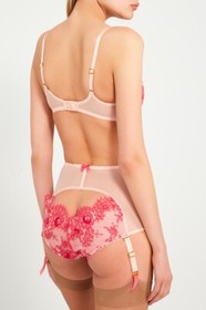AGENT PROVOCATEUR ROWANA BRA 36C & 3 MEDIUM UK 10 OPEN BUM SUSPENDER BRIEF BNWT