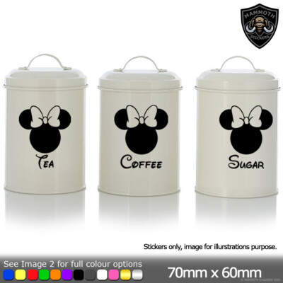 Canister Sets Disney Tea Coffee Sugar Coffee Tea Sugar Labels