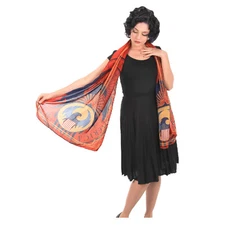 Womens Harry Potter MACUSA Fantastic Beasts Lightweight Cosplay Costume Scarf