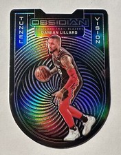 2020-21 Panini Obsidian Damian Lillard Tunnel Vision /75 Portland Trailblazers