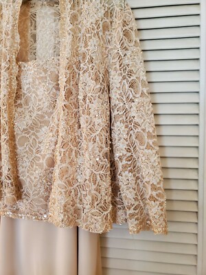 Grandmother of the Bride Formal Dress Vintage 2007. Champagne Color. 2 pc | eBay Grandmother of the Bride Formal Dress Vintage 2007. Champagne Color. 2 pc | eBay