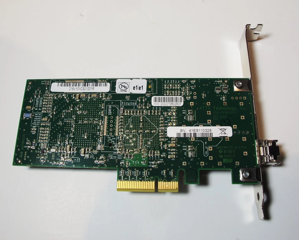 ATTO FC41ES 216V101C Rev D Fibre Network PCIe Card for Avid Unity - Excellent - Image 4 of 4