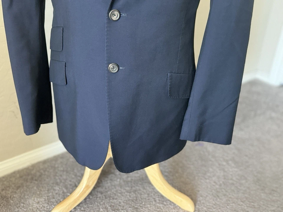 Abrigo deportivo Paul Smith London Byard chaqueta forro púrpura lana mohair 40 regular Foto 4 de 4