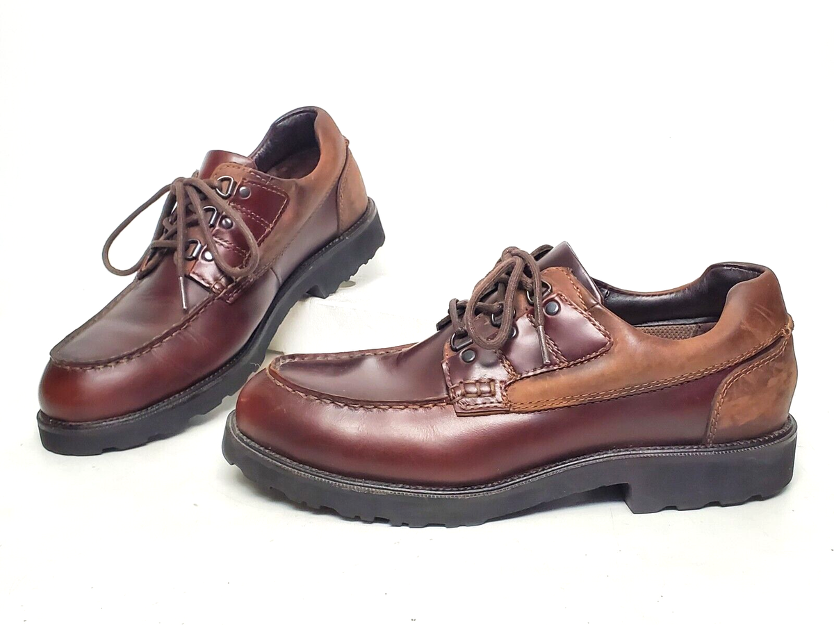 Johnston & Murphy Two-Tone Brown and Black Oxfords Men main image 3