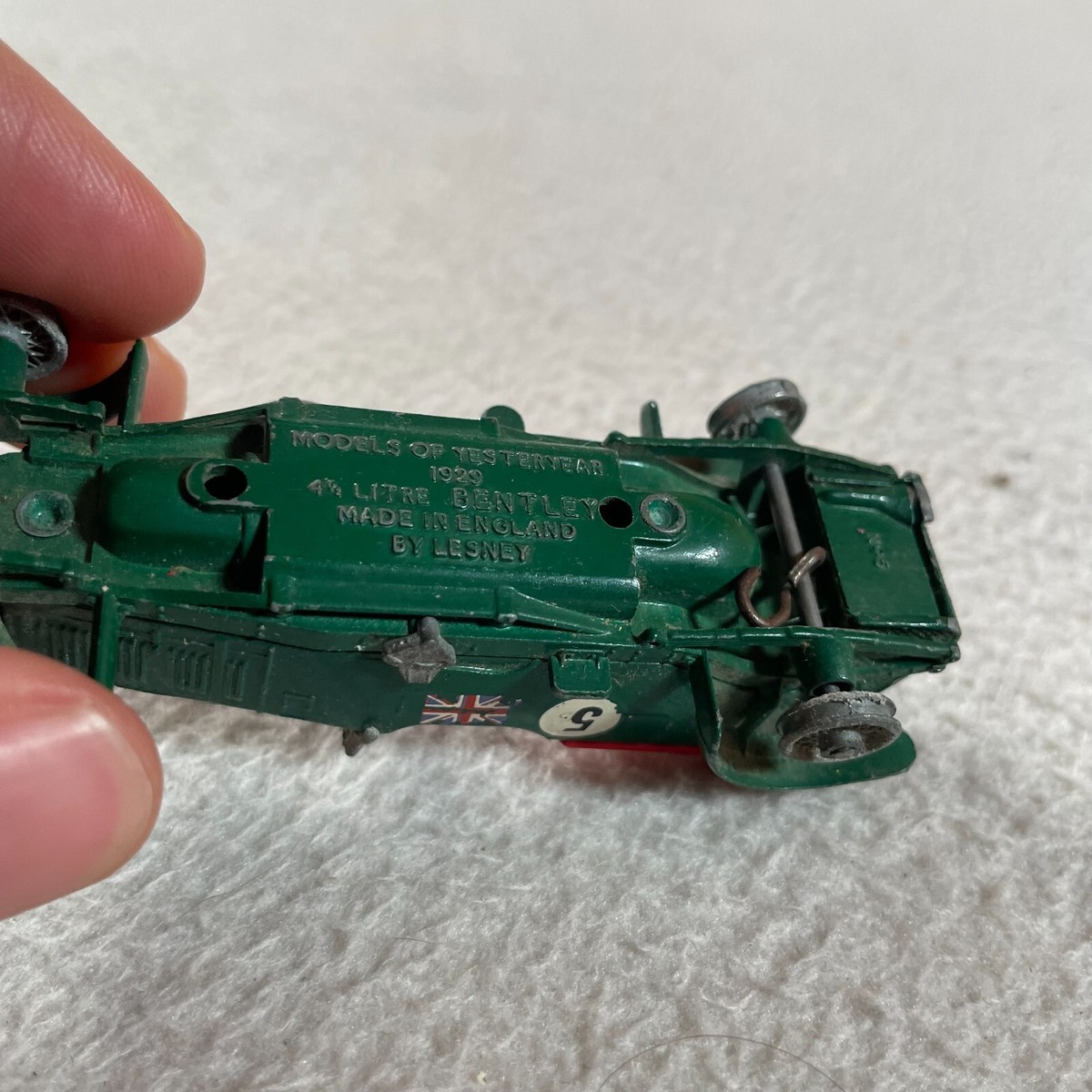 LESNEY レズニー 1929 LITRE ベントレー Matchbox Lesney 1929 Bentley Race Car Vintage Diecast with